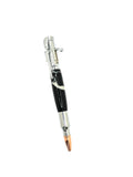 Bolt Action Acrylic Ballpoint Pen - Black Camo, Silver Tone